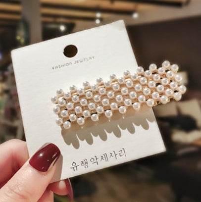 Elegant Pearl Bling Hair Clip - EX-STOCK Canada