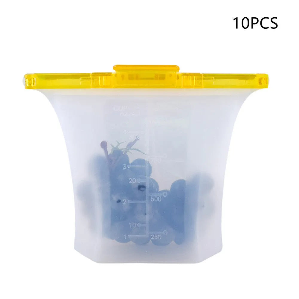 Kitchen Refrigerator Silicone Food Storage Bag - EX-STOCK CANADA