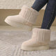 Thick-soled Plush Snow Boots Winter Warm Mid-tube Furry Cotton Shoes For Women Short Boot - EX-STOCK Canada