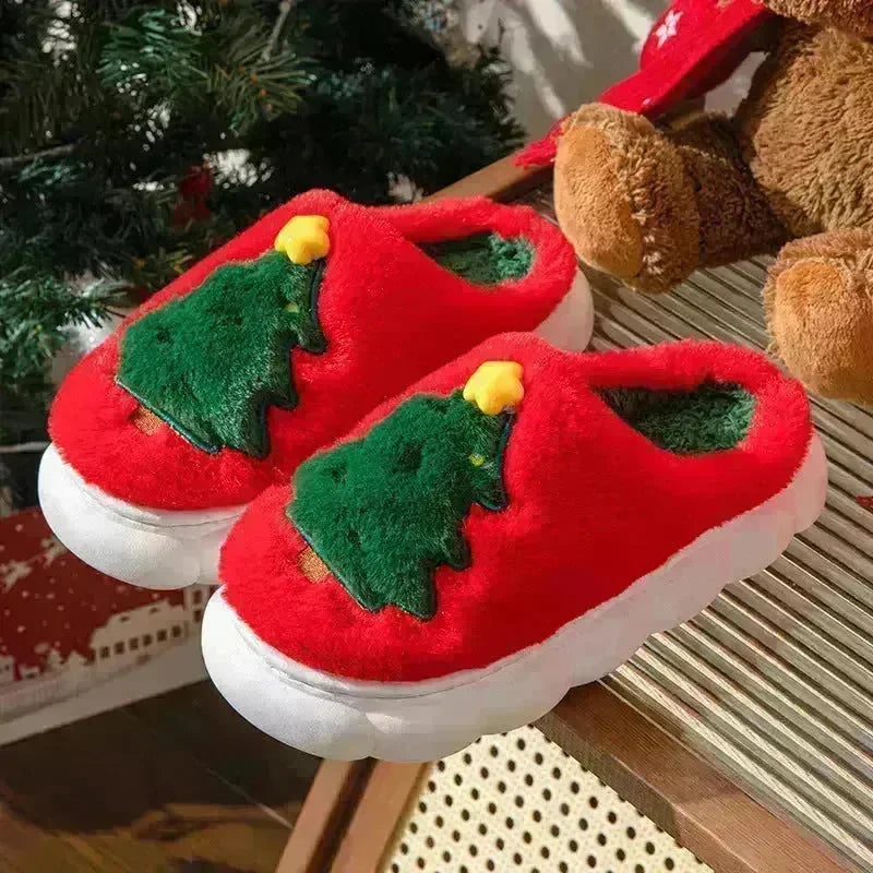 Christmas Tree Women's Home Slippers - EX-STOCK CANADA
