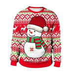 Ugly Christmas Sweater For gift Santa Deer Elf Funny Pullover - EX-STOCK Canada