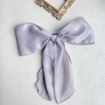 Silk satin oversized bow tie Hair Scrunchies ponytail Holder - EX-STOCK Canada