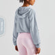 Women's Half Zipper Drawstring Workout Clothes - EX-STOCK CANADA