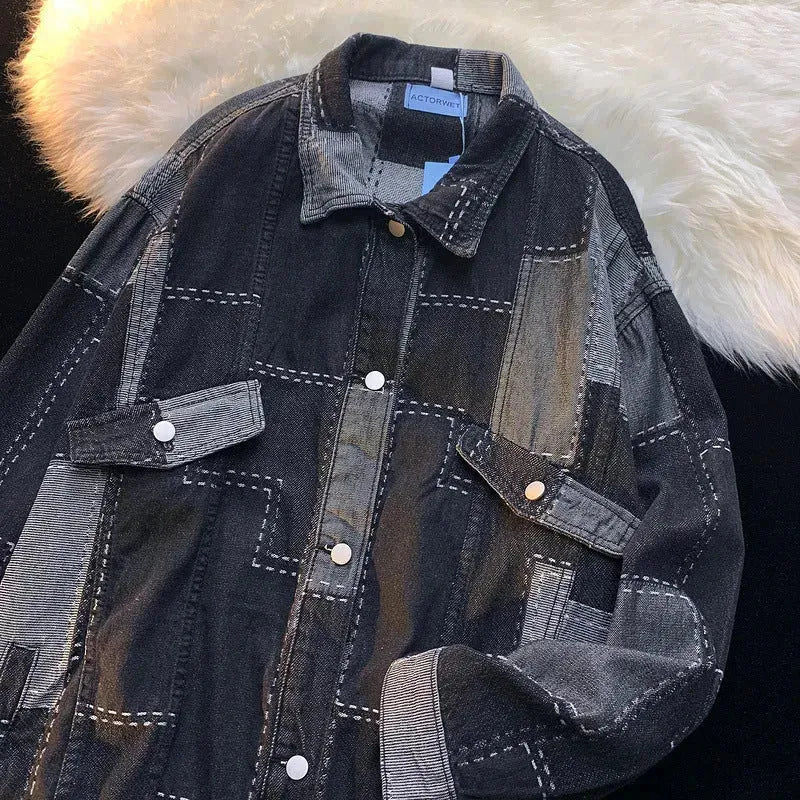 Black Denim Cardigan Jacket New Men And Women - EX-STOCK CANADA