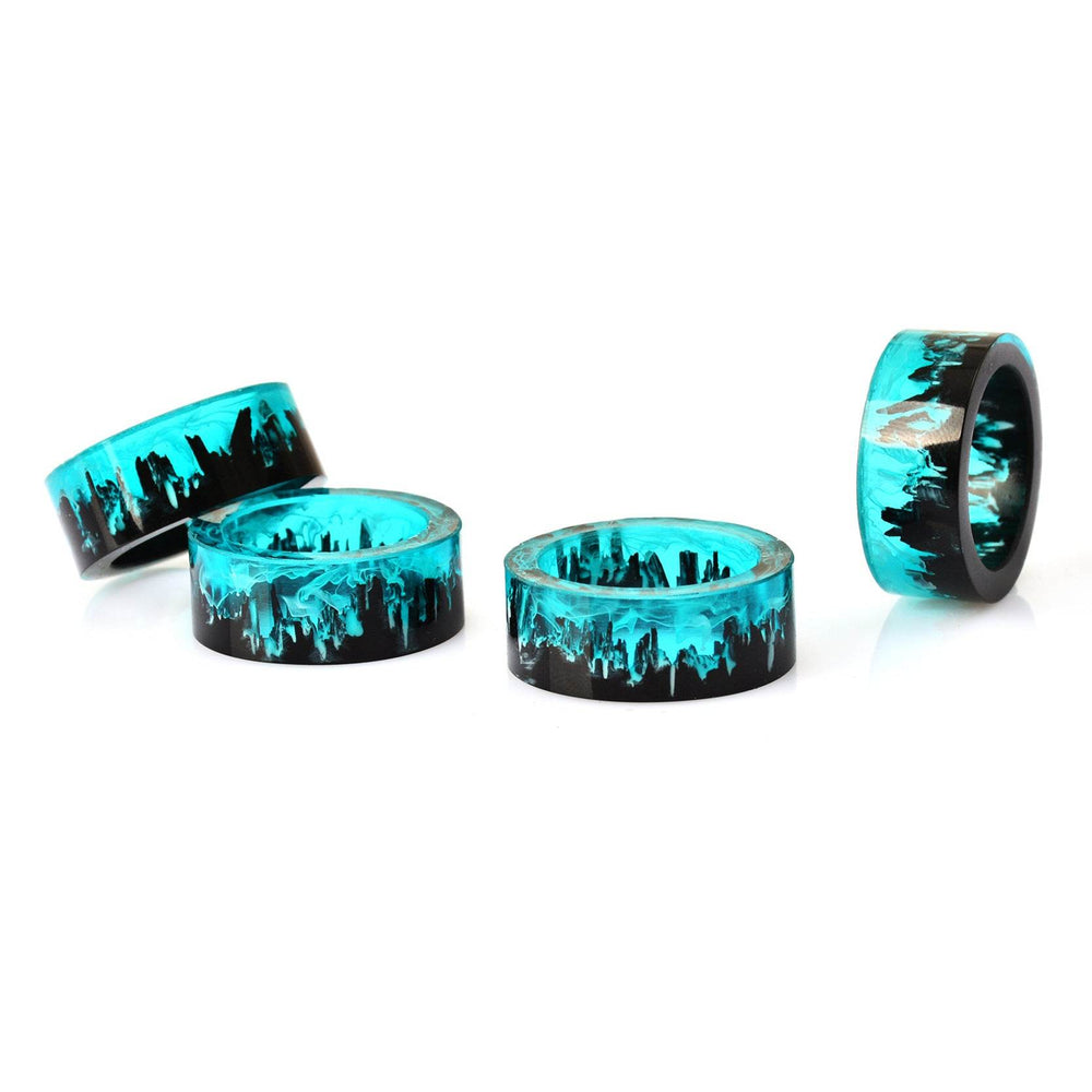 Blue Magic Magic Forest Small Diy Handmade Resin Ring - EX-STOCK Canada
