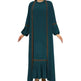 Elegant Two piece for ArabWomen Abaya Underwear dress and Kimono Abaya Open front Abaya for Middle Easter Arab Dubai Women - EX-STOCK Canada