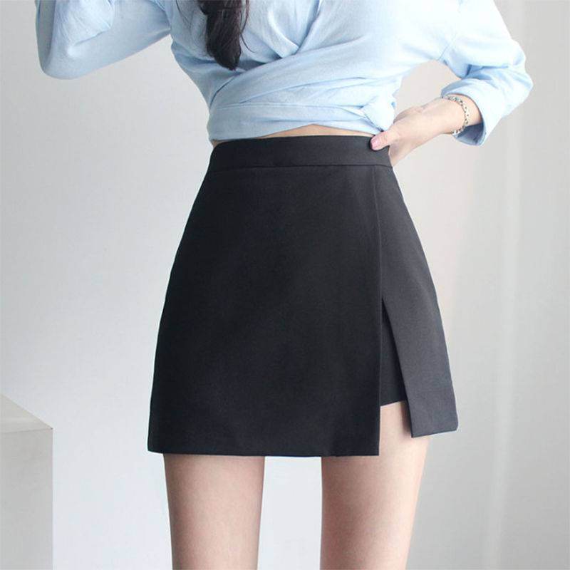Elegant Hip Side Slit Mini Skirt for women - EX-STOCK Canada