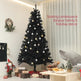 7.5ft Artificial Christmas Trees With Auto Open And Steel Base, Black EX-STOCK Canada 