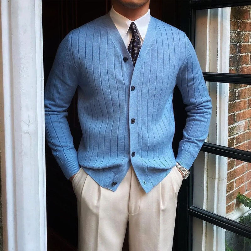 Autumn And Winter Knitting Cardigan Men | EX-STOCK product gallery photo 6