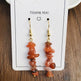 Handmade DIY Natural Crystal Stone Beaded Earrings - EX-STOCK Canada