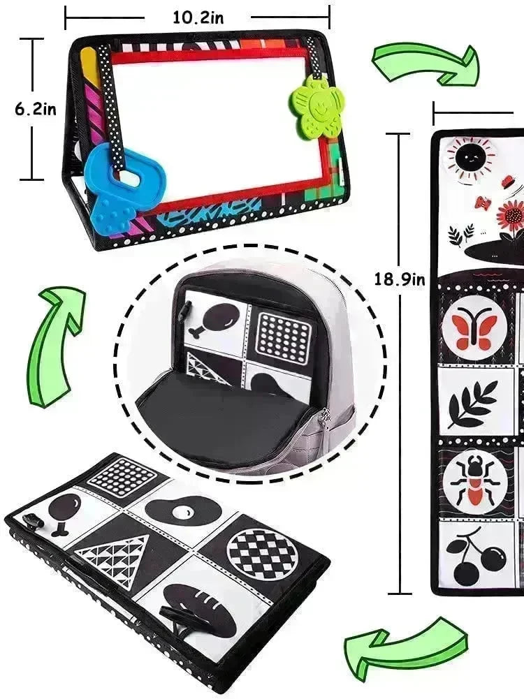 Foldable Cognitive Wall Chart Visual Training Toy for Toddler Children - EX-STOCK CANADA