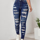 2025 Women's Ripped Tight Cropped Pants, New High Stretch Jeans, Fashionable And Versatile Street Style, Slim Fit Design, Women's Jeans And Clothing EX-STOCK Canada 