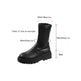 Thick Sole Knee High Boots For Women Chunky Heel Black Long Boots Leather Knight Boots Fashion Winter Shoes - EX-STOCK Canada