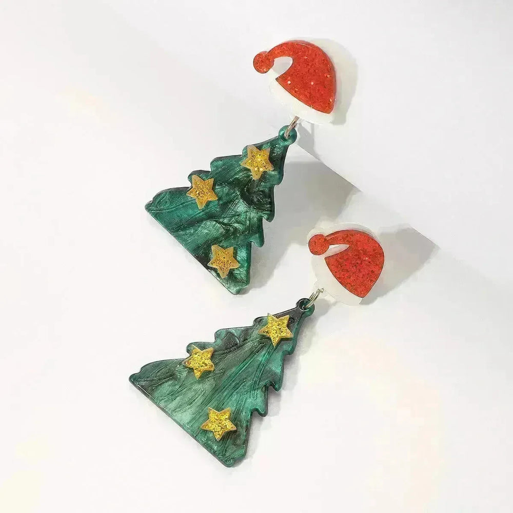 Creative Niche Fashion Temperament Trendy Festive Acrylic Earrings - EX-STOCK CANADA