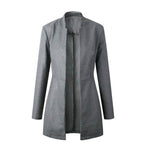 jacket blazer Women for Work white Fashion Formal female - EX-STOCK Canada