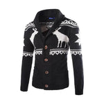 Men's fawn Deer Button Christmas cardigan sweater - EX-STOCK Canada