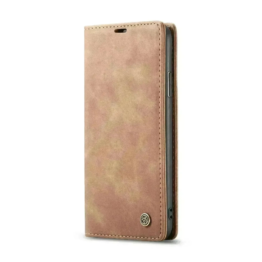 CASEME Vintage Leather Wallet  Holder Apple phone case - EX-STOCK CANADA
