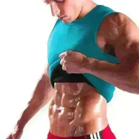 Men's Body Shaping Neoprene Workout Fitness Sauna Sweat Suit Vest - EX-STOCK CANADA