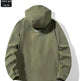 Plus Size Shell Jacket Windproof Waterproof Mountaineering Suit Coat 