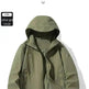 Plus Size Shell Jacket Windproof Waterproof Mountaineering Suit Coat 