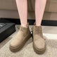 Women's Plush Boots Winter Warm Fleece Thick Flats Snow Boots Fashion Shoes - EX-STOCK Canada