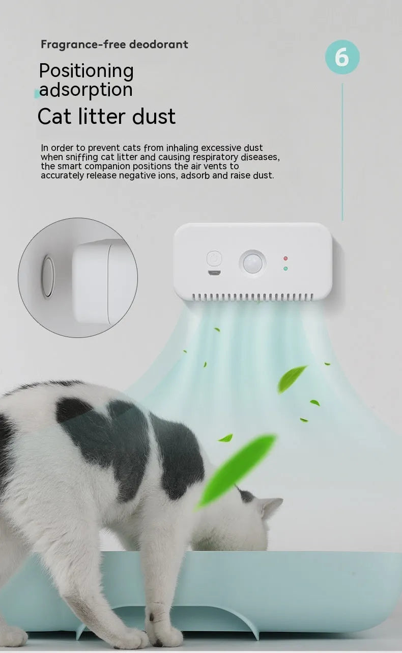 Smart Cat Litter Box Pet Deodorizer Pet Air Purifier - EX-STOCK CANADA