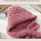 Women's Fleece-lined Scarf And Hat Winter Warm Knitted Hat Scarf - EX-STOCK Canada