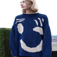 Ugly Christmas Knitted Sweater Women's Long-sleeved Round Neck Yarn-dyed Printed Top Women's - EX-STOCK Canada