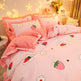 Cotton Floral Duvet Cover Bed Sheet Bed Skirt Three Or Four Piece Suit EX-STOCK Canada 