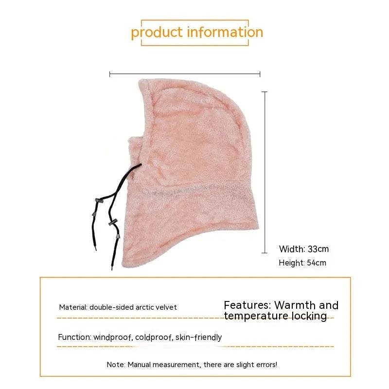 Winter Outdoors Cycling Sports Wind-proof Cap Cold Protection Thick fleece Hood Hat Balaclava - EX-STOCK Canada