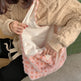Waffle Flannel Bag Tote Bag Large Capacity Commute Minimalist Student Class Bag - EX-STOCK CANADA