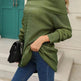 Lapel Loose Off shoulder Winter Knitted Tunic top - EX-STOCK Canada