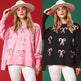 Christmas Fashion Round Neck Sequins Pullover top Sweatshirt for women - EX-STOCK Canada