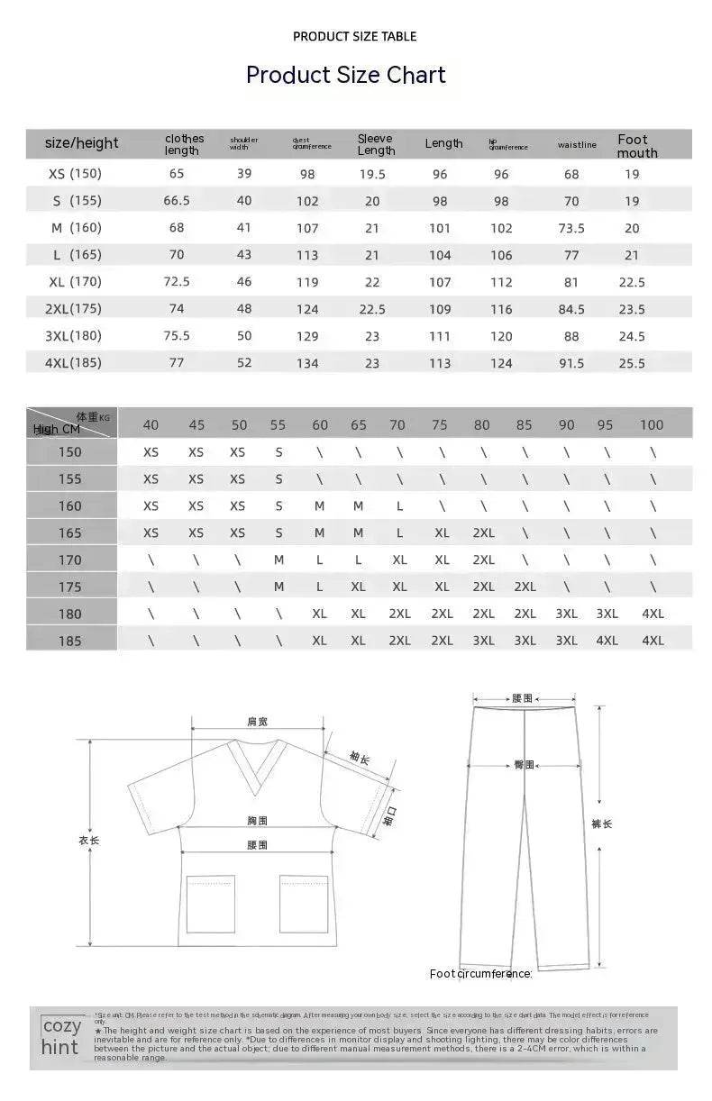 Surgical Gown Disposable Protective Pet Hospital Clothing Nurse Uniform Polyester Cotton - EX-STOCK Canada