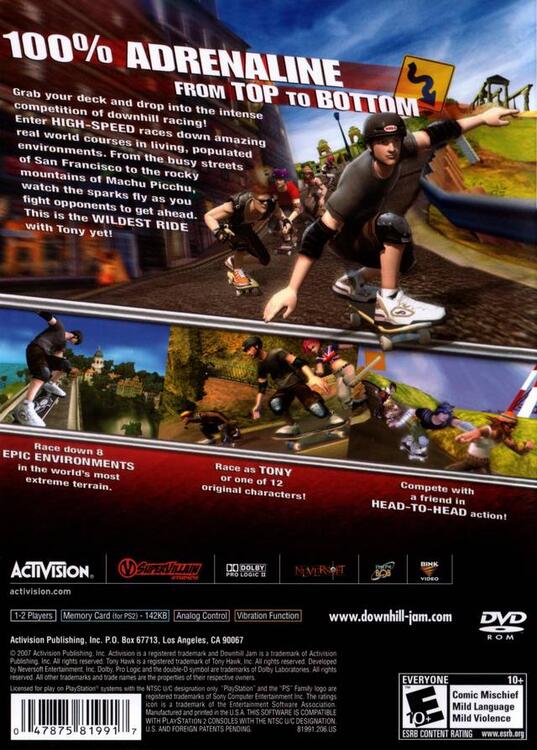 Tony Hawk's Downhill Jam 