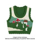 Women Christmas Sleeveless Knitted Sweater Vest - EX-STOCK Canada