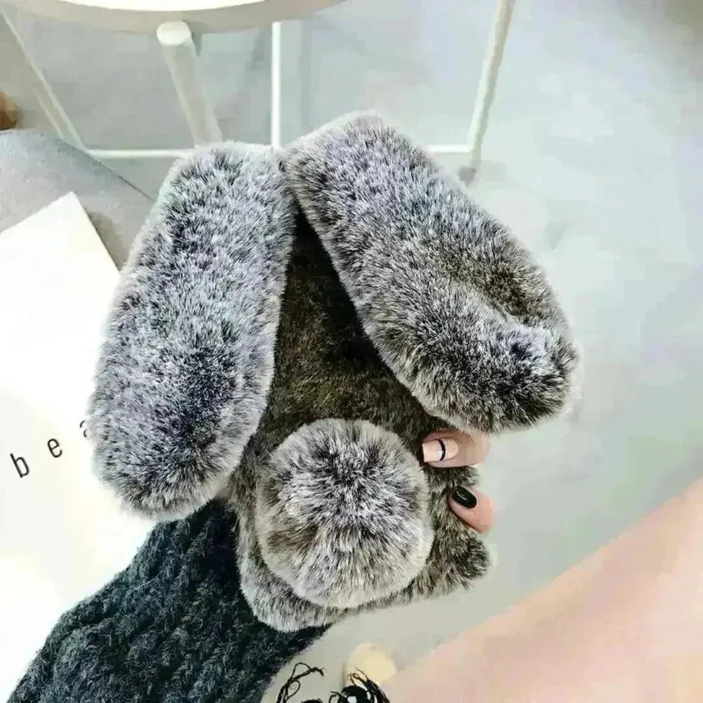 Cute Creative Rabbit Plush warm phone case women - EX-STOCK CANADA