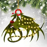 Dinosaur Dragon Egg Christmas Decorations Pendant Acrylic - EX-STOCK CANADA
