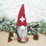 Faceless Dolls Ornaments Nordic Forester Santa Claus Ornaments Christmas Window Decoration - EX-STOCK CANADA