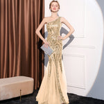 Women's High-end Entry Lux Elegant Socialite Dinner Party Sexy Long Slimming Fishtail Dress EX-STOCK Canada 