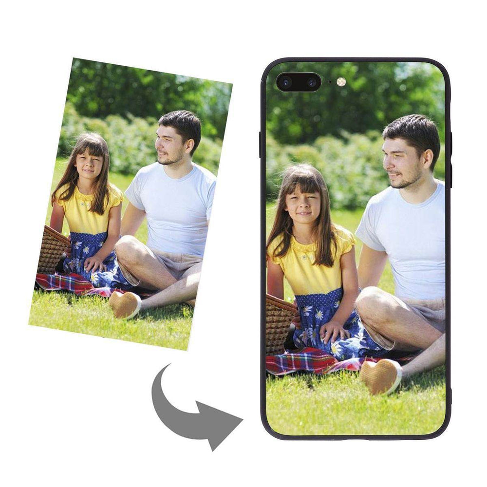 Personalized Customized phone case tempered glass case for iphone and Samsung - EX-STOCK Canada