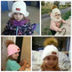 Children Winter Hat kids beanies Kids winter hat baby boy and girl warm woolen beanies faux fur beanies - EX-STOCK CANADA