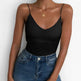 Satin Women Thin Wild Solid Camis Vest Women Tank Tops - EX-STOCK CANADA
