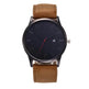 Men watch Fashion Business Large Dial Watch For Men's Matte Belt Simple Quartz Wrist Watch Men clock - EX-STOCK Canada