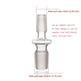 European and American LED Rotating Glass Hookah - EX-STOCK CANADA