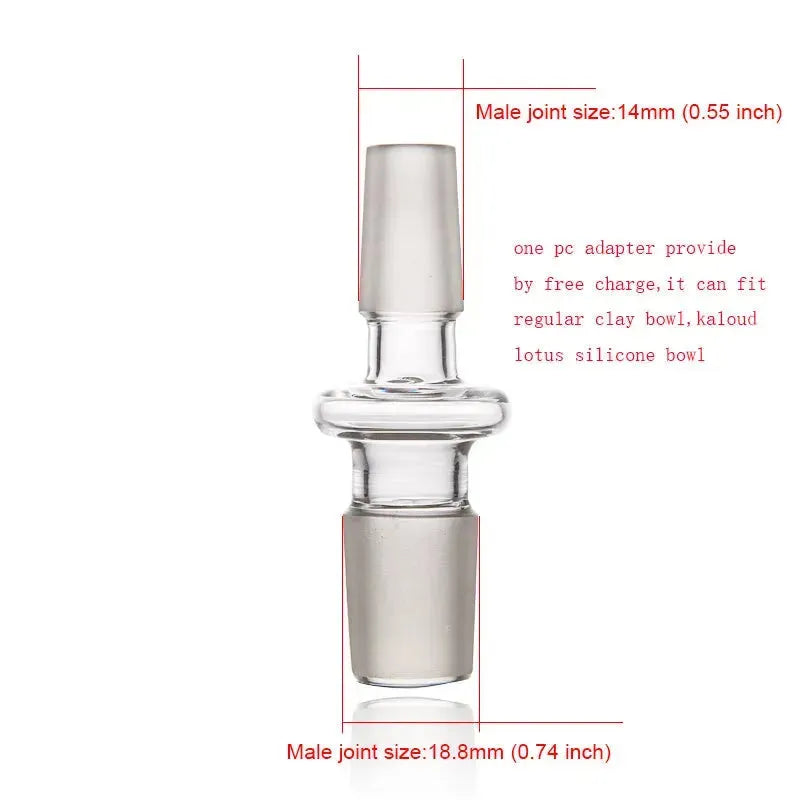 European and American LED Rotating Glass Hookah - EX-STOCK CANADA