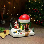 Christmas Rotating Resin Luminous Music Box Ornaments - EX-STOCK CANADA