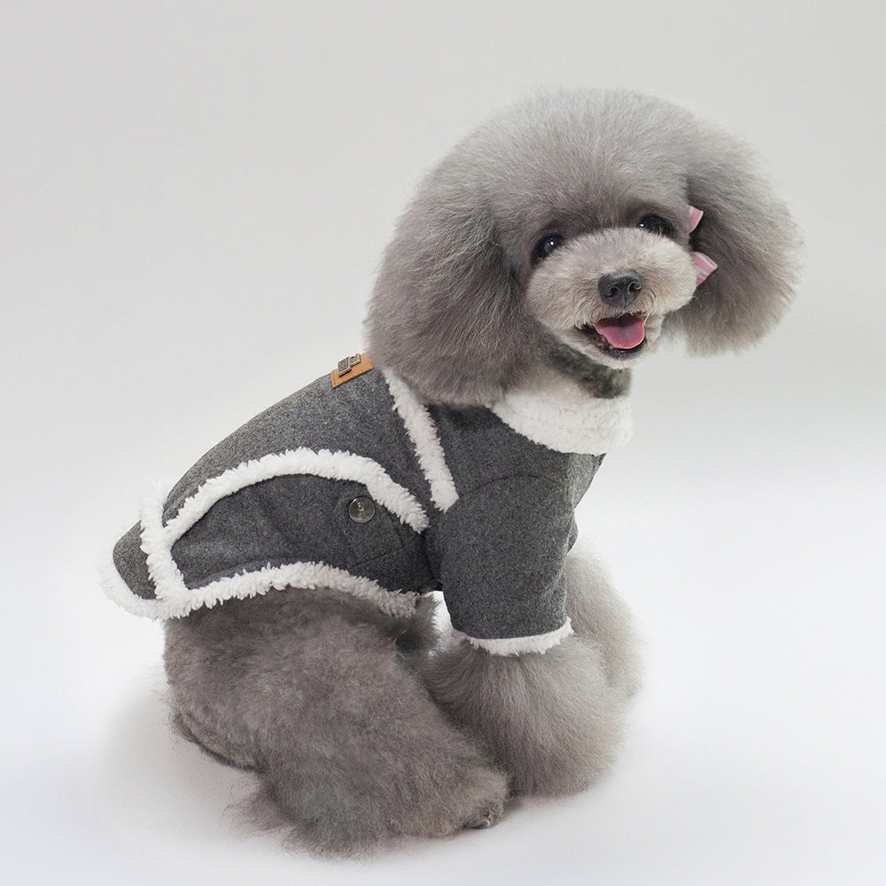 Dog Clothes Winter Pet Dog French Bulldog Jacket Thick Warm Dog Coat EX-STOCK Canada 