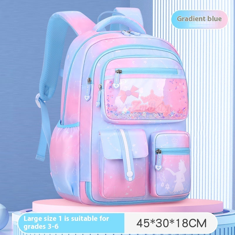 Cute Cartoon Large Capacity Spine Protection Children's Load Reducing Schoolbags EX-STOCK