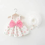 Casual Newborn Baby girl Printed Bow Princess Dress - EX-STOCK Canada